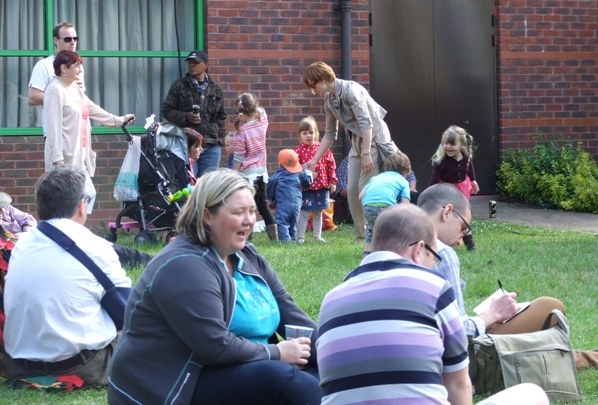 People Having a good time @ The Crawley Folk Festival 2012